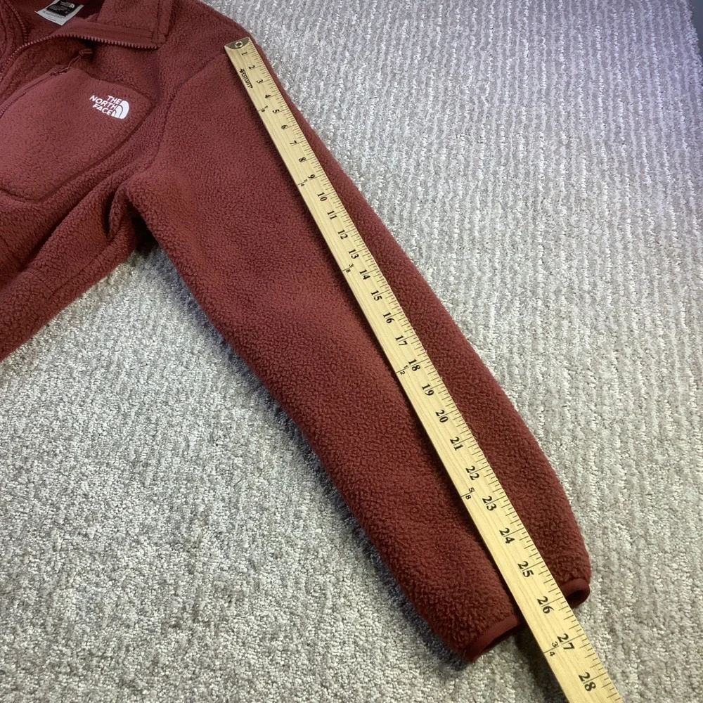 The North Face Mens Yumiori 1/4‎ Zip Fleece Pullover Sumac Red Size Medium NWT